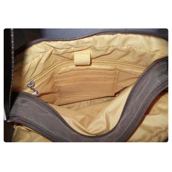 Baggallini Brown Crossbody Bagg Tote Satchel Purse - Picture 11 of 13